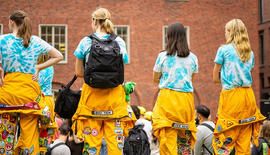 Studenter på KTH campus.