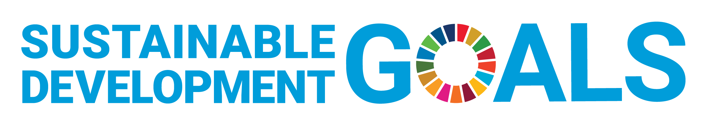Logotype with circle of all sustainable development goals