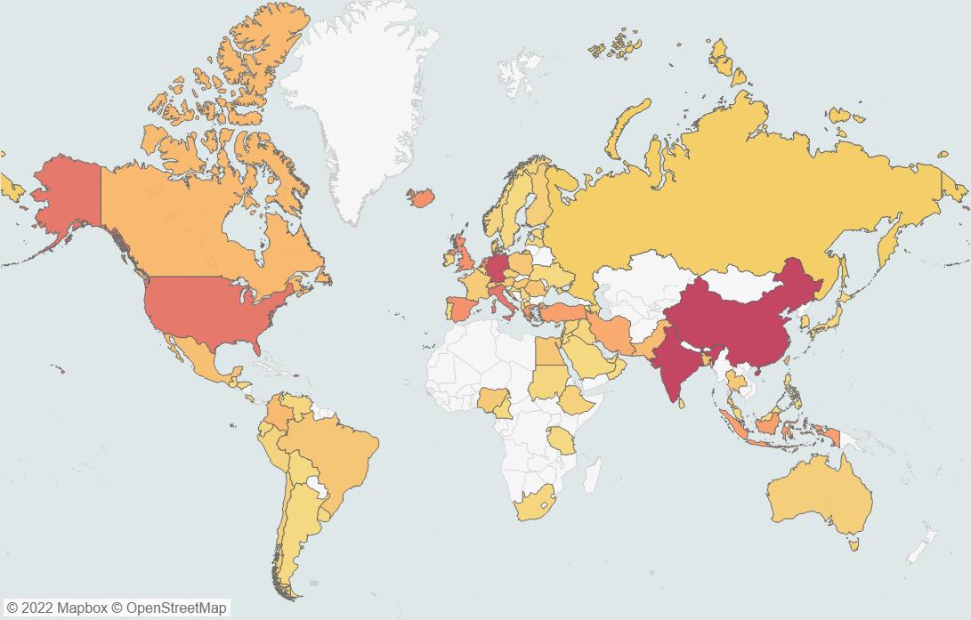 Our Global Footprint: International students at KTH – The KTH ...