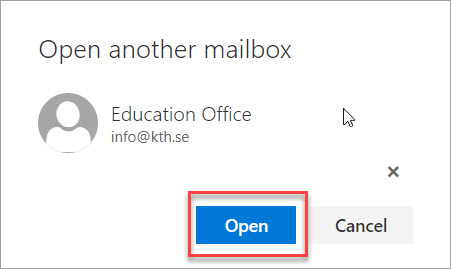 "Open" button marked.