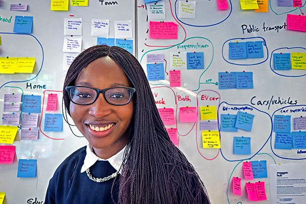 Faith Hungwe is one of the twelve exchange students who participated in this year's Maggan Hub.