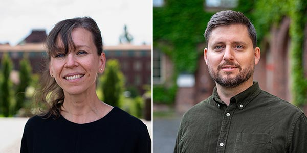 Helena Lundberg och Tobias Bensefelt.