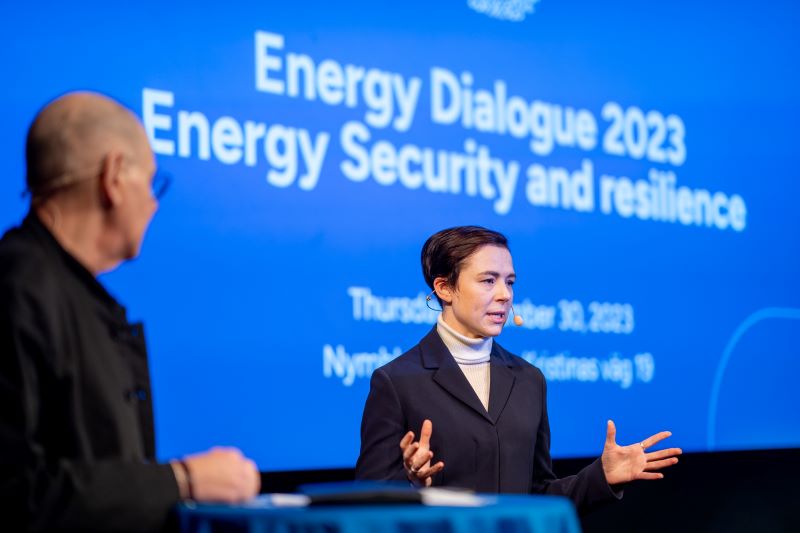 KTH Energy Dialogue 2023 hade temat energisäkerhet och resiliens där en av de inbjudna var Maja Lund