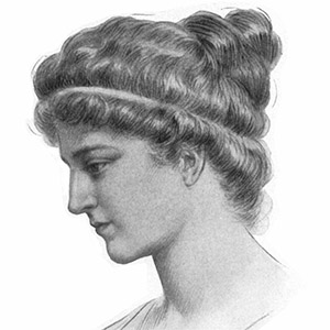 Fictional portrait of Hypatia by Jules Maurice Gaspard.