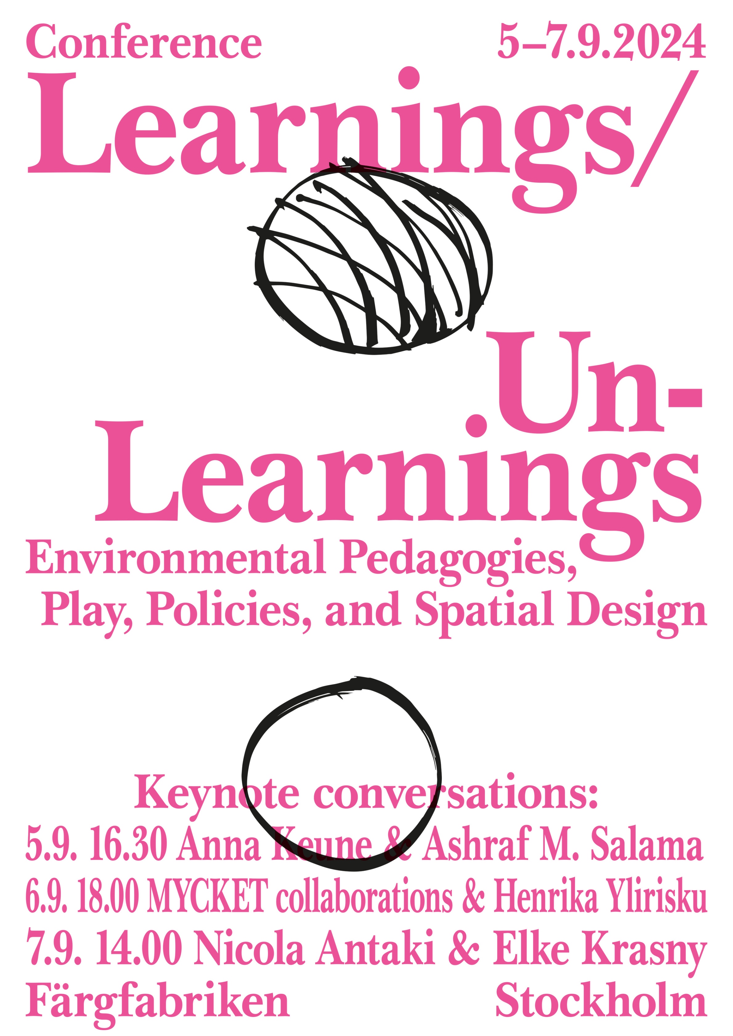 Learnings unlearnings poster