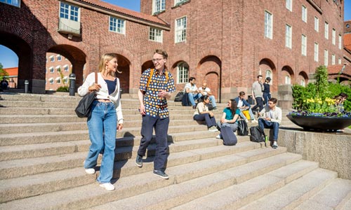 Studenter på KTH Campus.