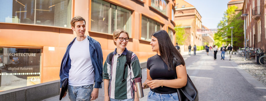 Studenter på KTH Campus.