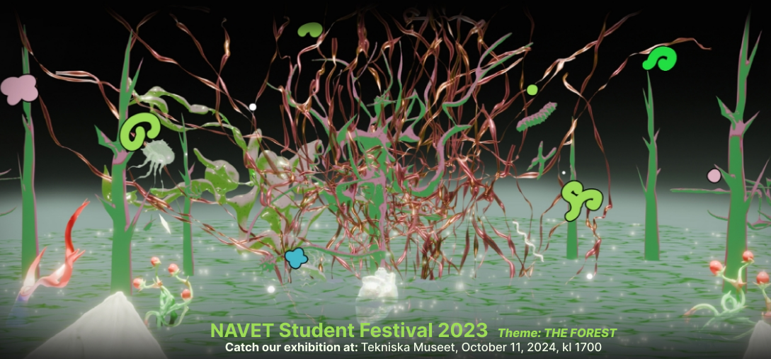 banner picture inviting viewers to NAVET Student Festival Exhibition