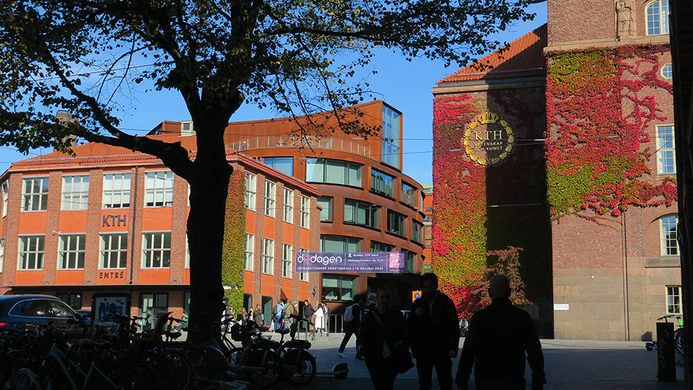 entrance to KTH campus